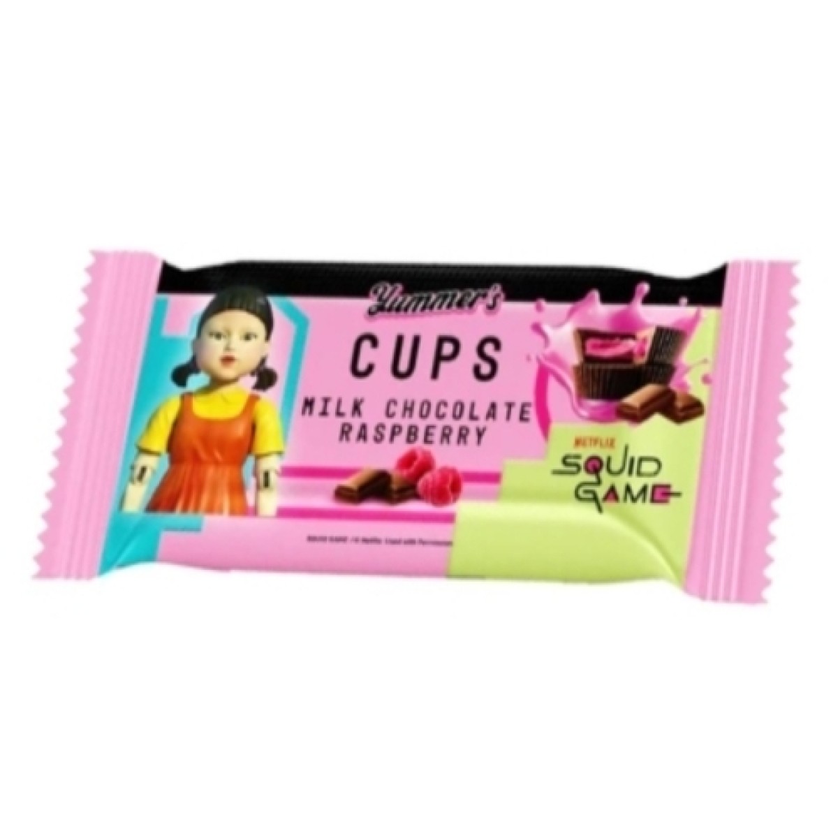 Squid game cups raspberry 40gr
